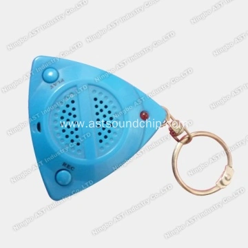 Recordable keychain outlet